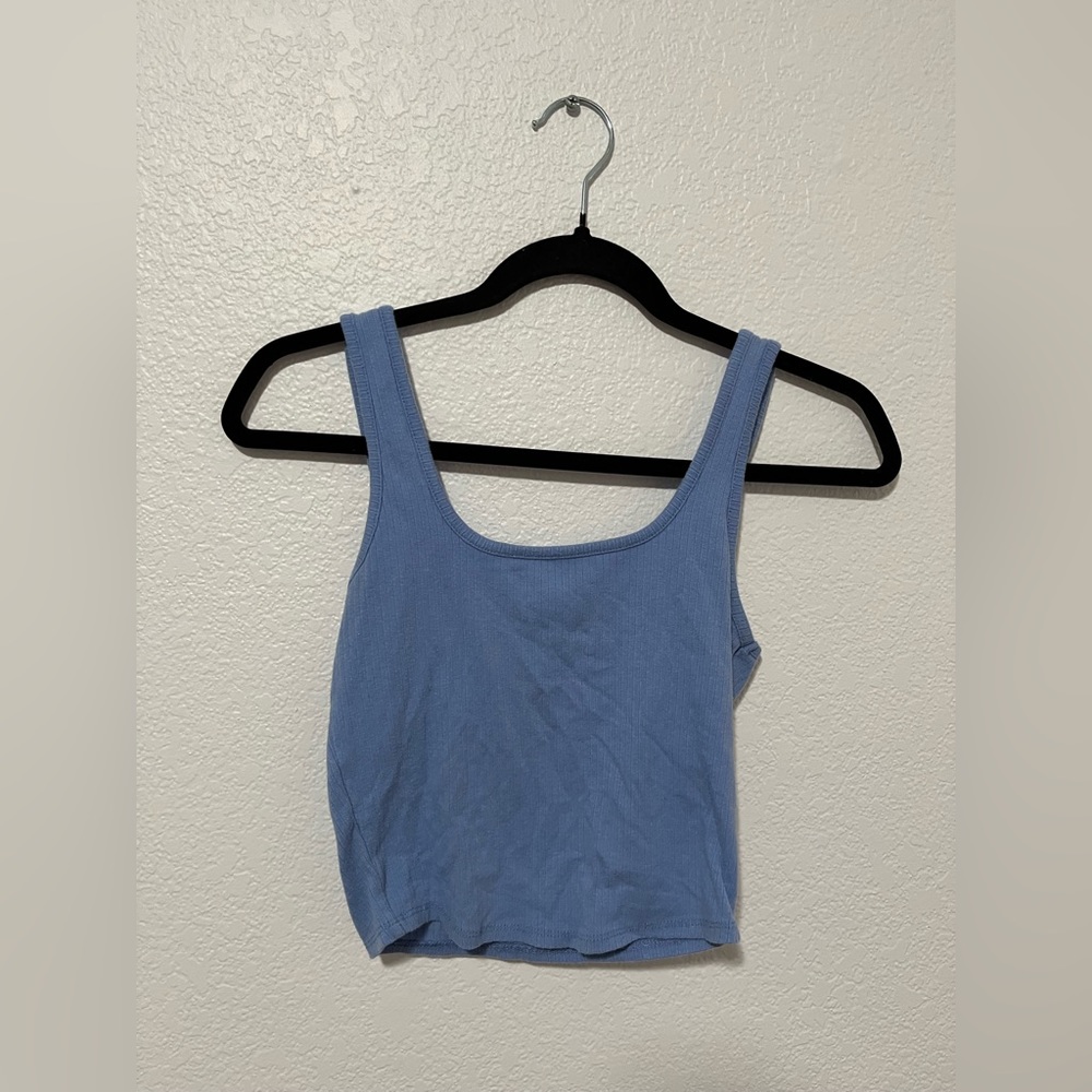 Blue Tillys Cami, Ribbed, Size M